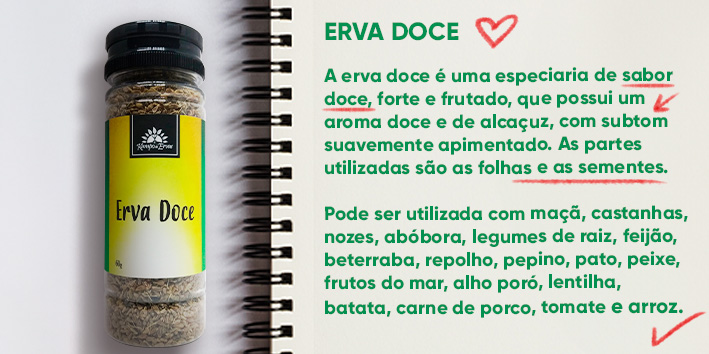 Sabores e saberes - Erva Doce 2